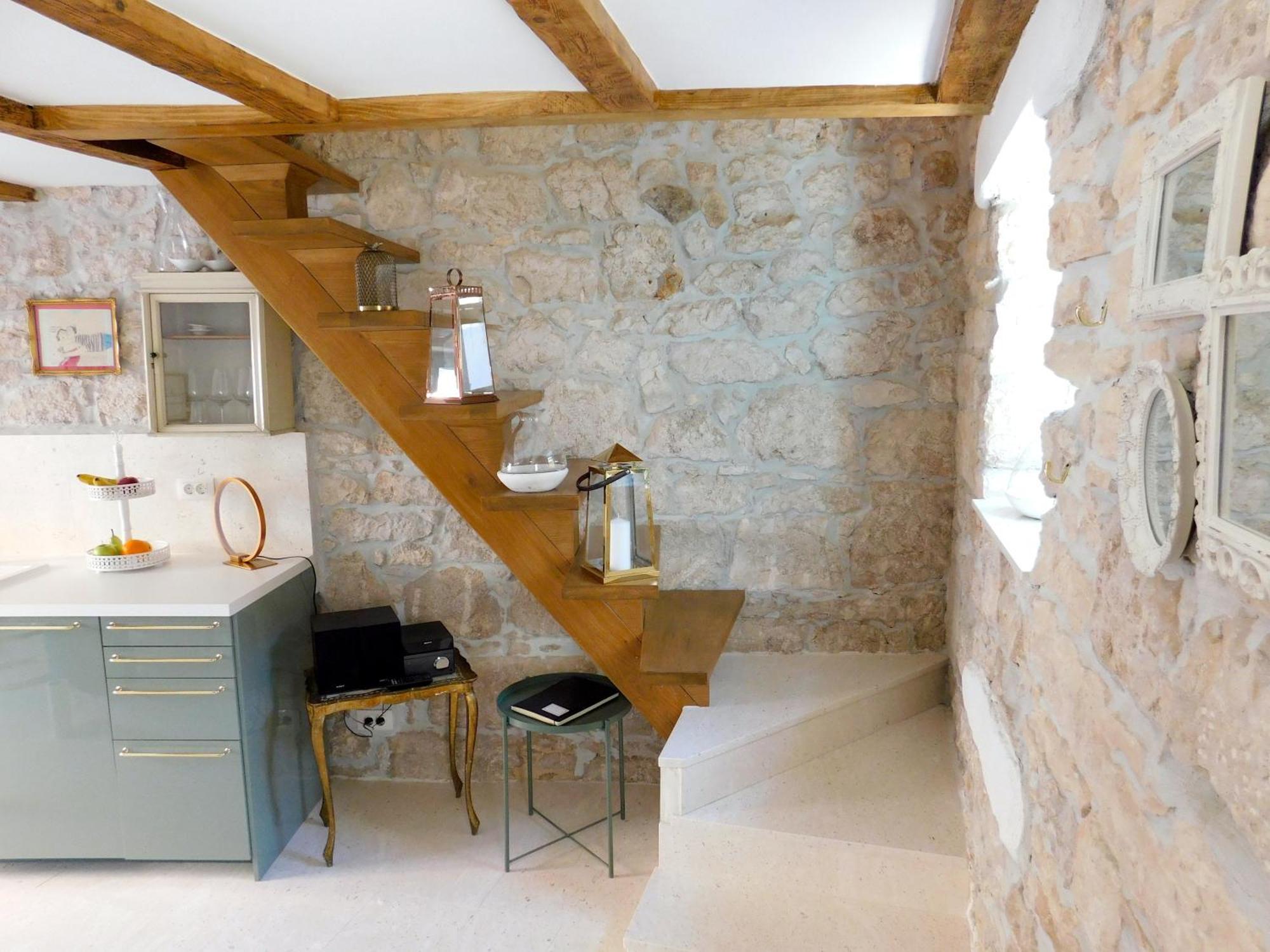 Bezauberndes Steinhaus Mit Garten In Der Altstadt Von Rovinj Eksteriør billede